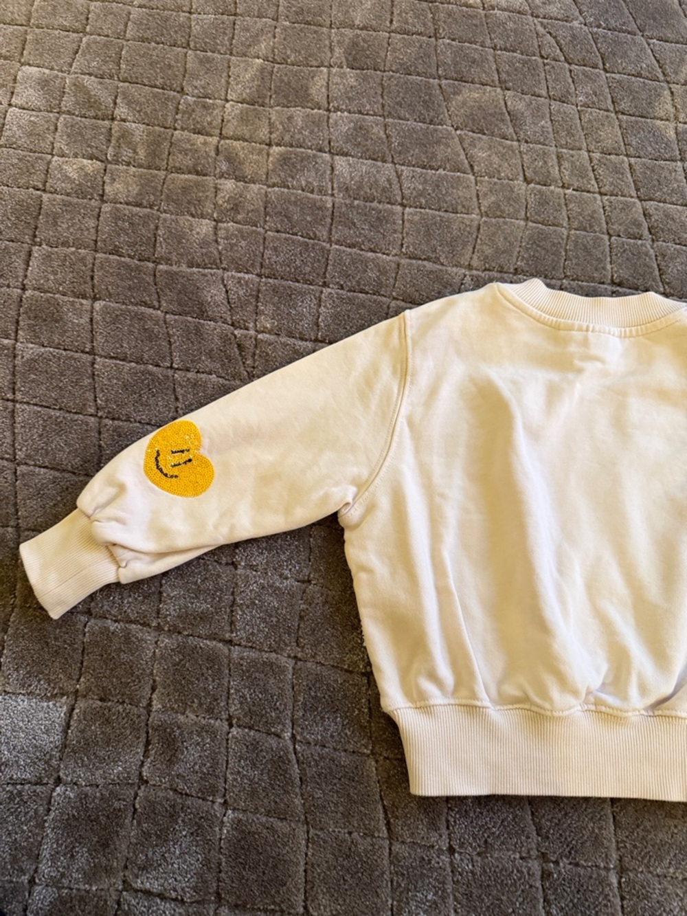 Molo Cream Ribbed-Neck Sweatshirt - Picture 6 of 7
